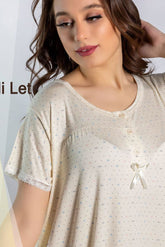 قميص مشجر كت من قطن المودال فائق النعومة