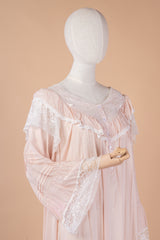 قميص دانتيل فاخر بياقة كشكش أنثوية #1126