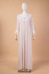 قميص نوم بياقة كشكش ودانتيل فاخر #1125