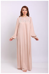 قميص نفاس قطن ناعم بأكمام طويلة #1116