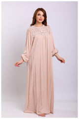 قميص نفاس قطن ناعم بأكمام طويلة #1116