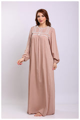 قميص نفاس قطن ناعم بأكمام طويلة #1120