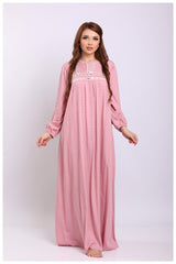 قميص نفاس قطن ناعم بأكمام طويلة #1120