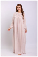 قميص نفاس قطن ناعم بأكمام طويلة #1120