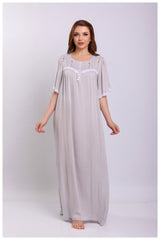 قميص نوم ناعم بألوان باستيلية هادئة #1325