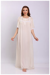 قميص نوم ناعم بألوان باستيلية هادئة #1325