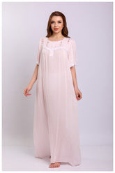 قميص نوم ناعم بألوان باستيلية هادئة #1325