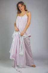 بجامة نفاس دانتيل – أناقة وراحة للأم الجديدة #1136