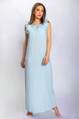 قميص قطن لينو نقي بألوان ربيعية ونقشات منقطة