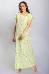 قميص قطن لينو نقي بألوان ربيعية ونقشات ورود متقاربة #1402