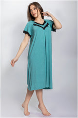 قميص نوم ميدي من قطن المودال #2117