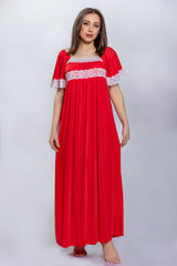 قميص نوم ليكرا دانتيل كلاسيكي #1322