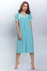 قميص نوم ميدي من قطن المودال #2117