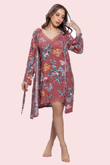 2-piece robe in ultra-soft modal cotton