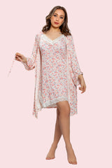 2-piece robe in ultra-soft modal cotton