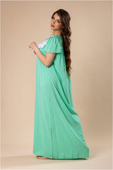 قميص نفاس & أكمام قصيرة مستديرة #1105