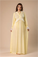 فستان نفاس & قطن رايون منقط فاخر #1106