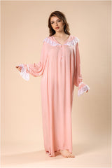 قميص نفاس & قطن رايون منقط فاخر #1109