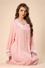 قميص نفاس & قطن رايون منقط فاخر #1109