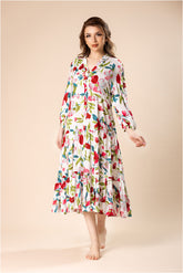 Spring Floral Print Dress – Soft Femininity and Everyday Elegance