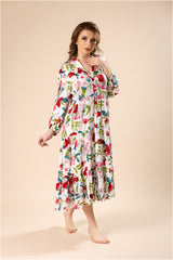 Spring Floral Print Dress – Soft Femininity and Everyday Elegance
