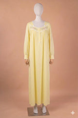 قميص نفاس قصة واسعة بتصميم تطريز ناعم على الصدر #1510