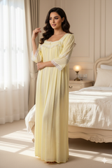 قميص نفاس كلاسيكي بأكمام متوسطة الطول #1135