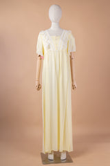 قميص نفاس قطن بتفاصيل دانتيل وكشكش أنثوي #1137