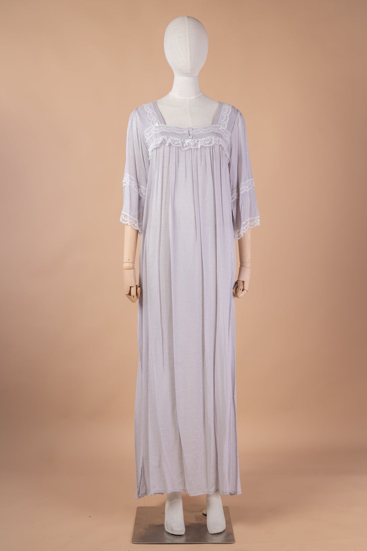 قميص نفاس كلاسيكي بأكمام متوسطة الطول #1135