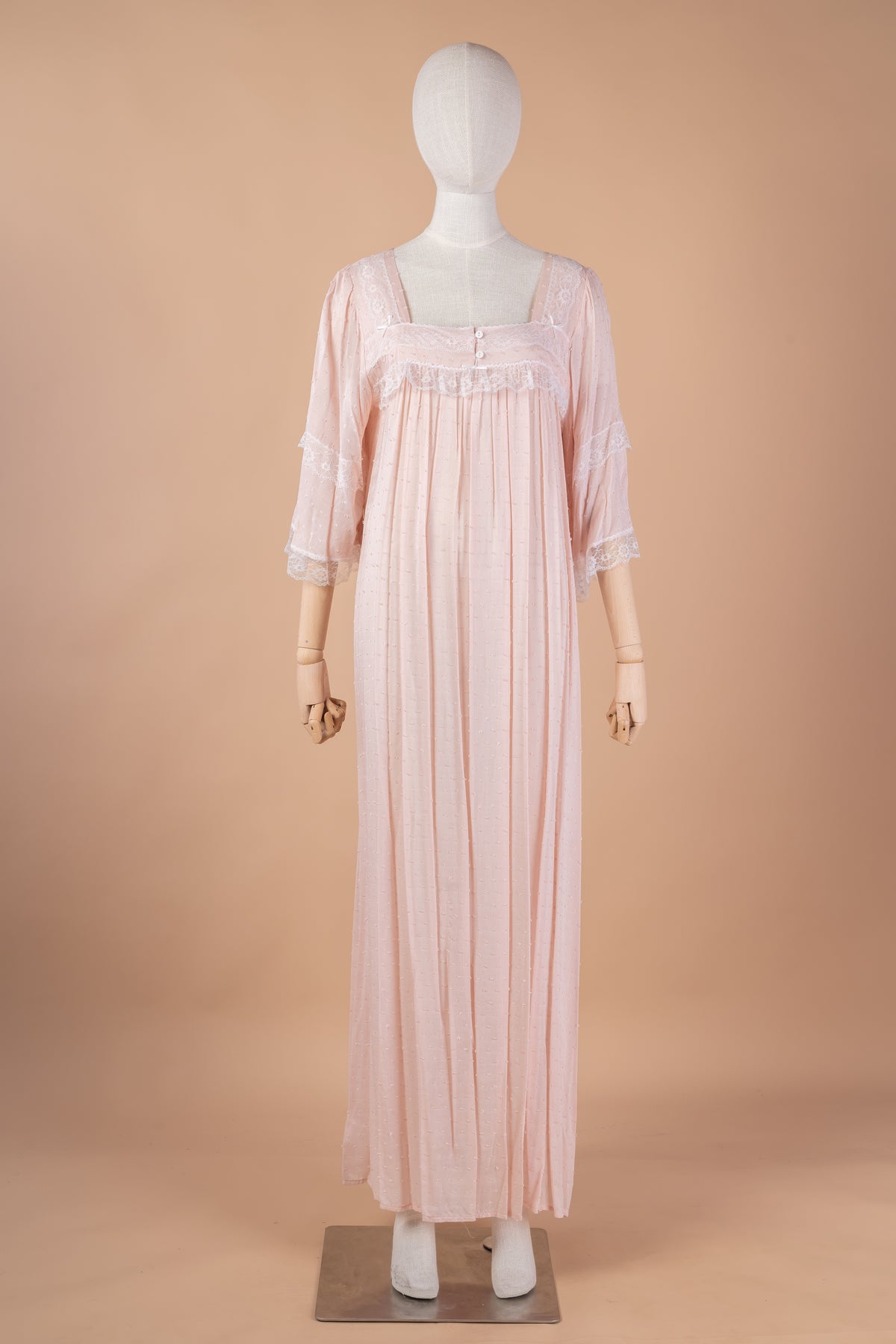 قميص نفاس كلاسيكي بأكمام متوسطة الطول #1135