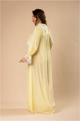 فستان نفاس & قطن رايون منقط فاخر #1106